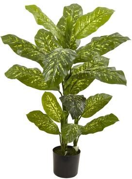 Nearly Natural 4-foot Dieffenbachia Plant (Real Touch)