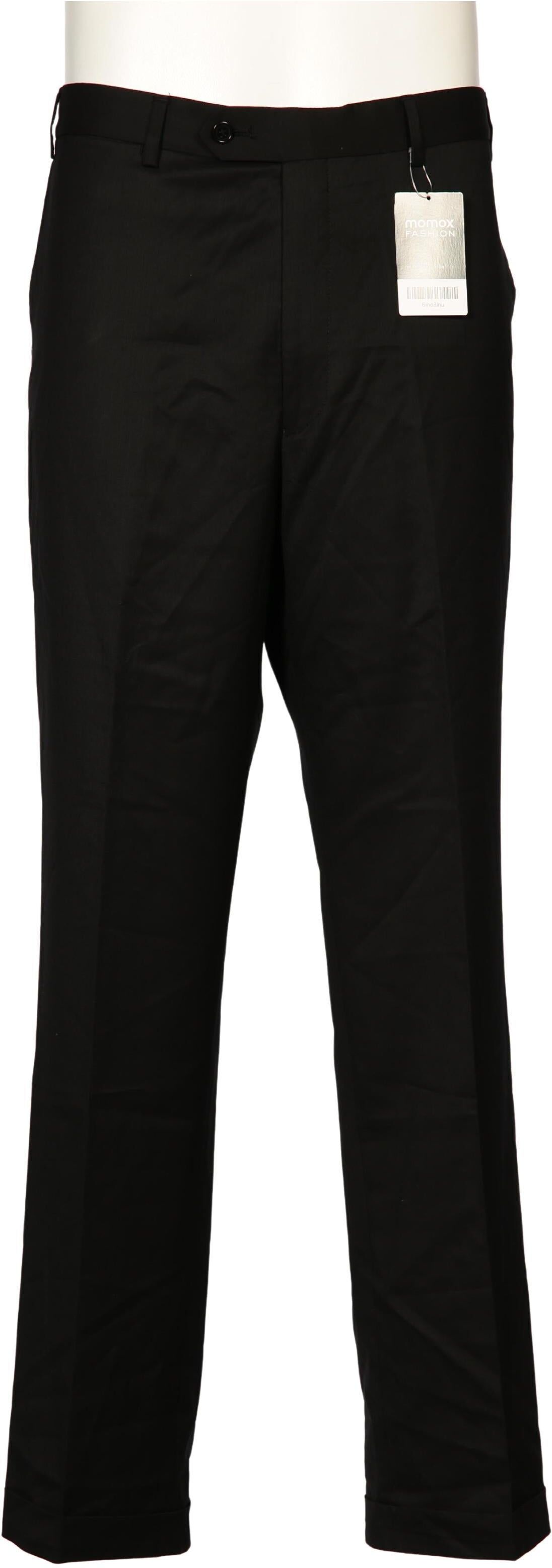 Azzaro Herren Stoffhose, Schwarz, Gr. EU 50, kein / Etikett - Second Hand