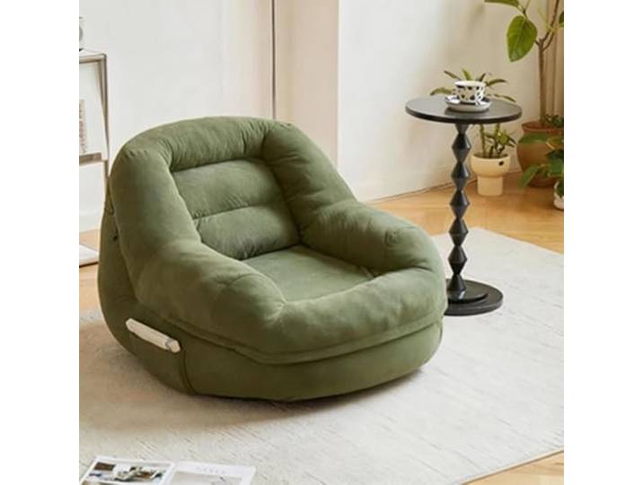 FMBLDM Vakuum-Kompressionssofa Lazy Floor Sofa Einzelsofa Das Zurückgelehnt Oder Auf Einem Tatami-Liegesessel Geschlafen Werden Kann für Wohnzimmer Schlafzimmer Büro (A)