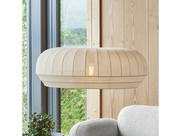 Tradition Hanglamp Large Oval White - Northern Tradition large oval - Woonkamer - Designer - Stof - 1 lamp