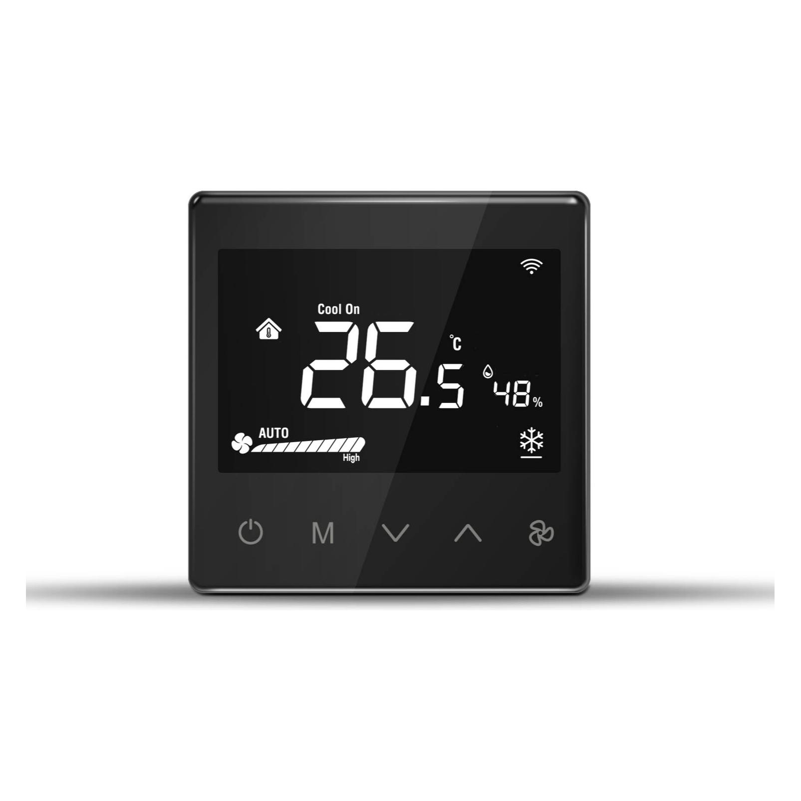 MCO Home Fan Coil Thermostat (2 Leitungsrohre, Zigbee, Schwarz) (75094243)