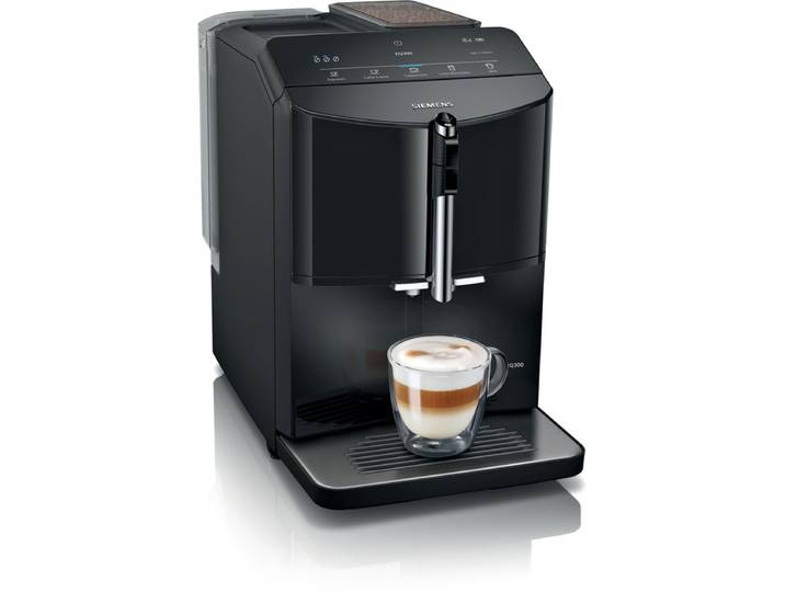 Siemens Kaffeevollautomat, EQ300, Klavierlack schwarz, Wassertank, TF301E09, ID TF301E09