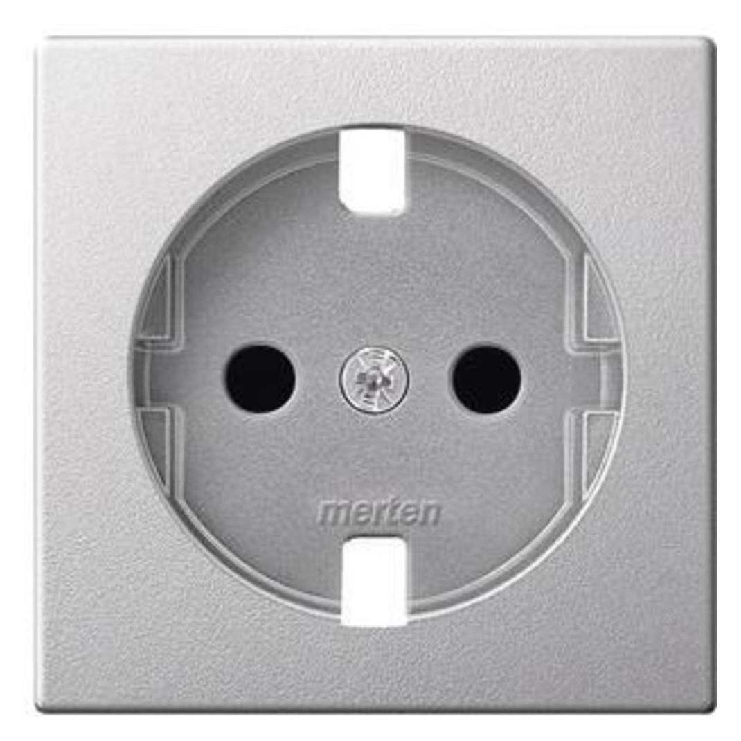 Merten Zentralplatte MEG2330-0460 alu System M (MEG2330-0460)