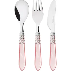 Melodia Kinderbesteck, rosa, 3-teilig