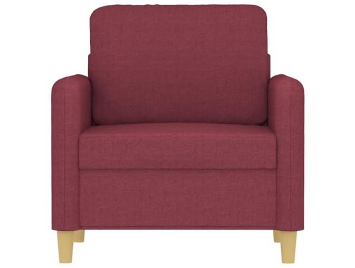 KTHLBRH Roter Sessel Weinrot 60 cm aus Stoff Gestell aus Metall, Schaumstoff, max. Belastung 110 kg, modernes Design