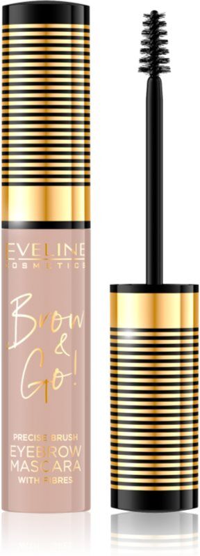 Eveline Cosmetics Brow & Go! brow mascara shade 05 Taupe 6 ml