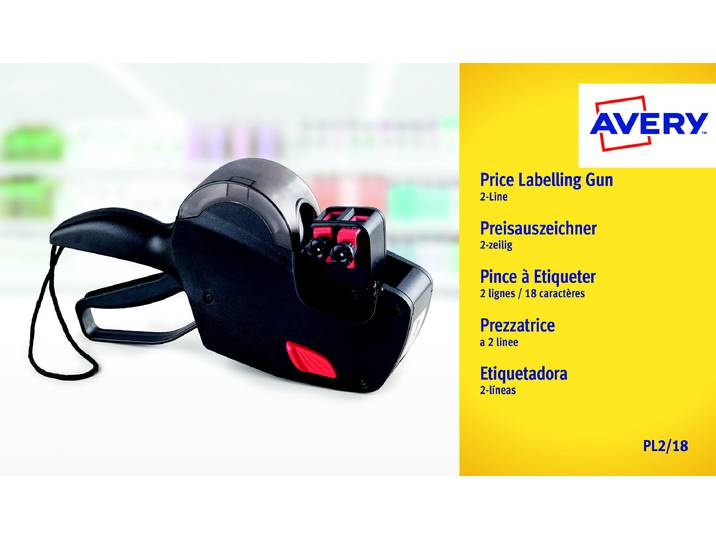 Avery Pince à étiqueter - 2 lignes