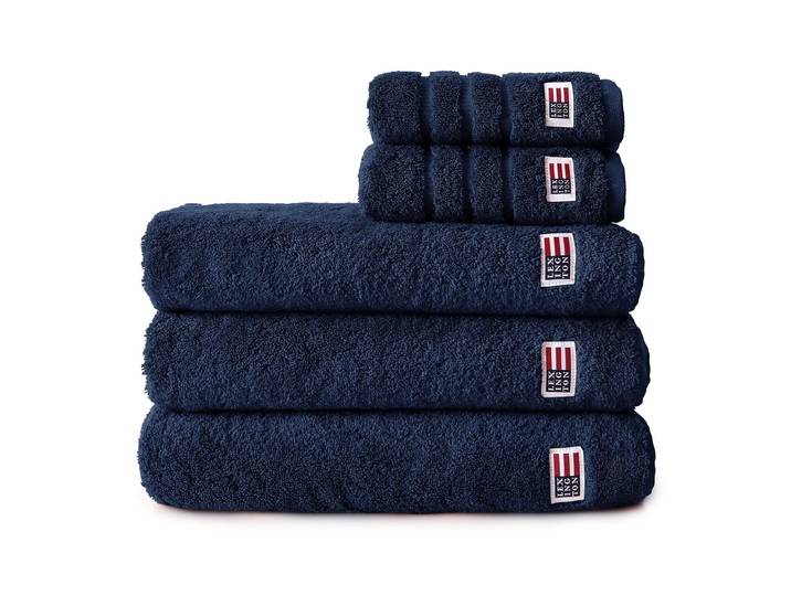 Lexington Serviette de bain Icons Original 70x130 cm Navy