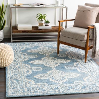 Livabliss Lisbet Handmade Boho Medallion Wool Area Rug