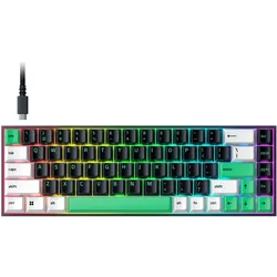 Razer Reclusa X Mini 65% Gaming-Tastatur, Hot-Swap, Orange Tactile Switches Gen-3, Chroma RGB, USB-C, Schwarz