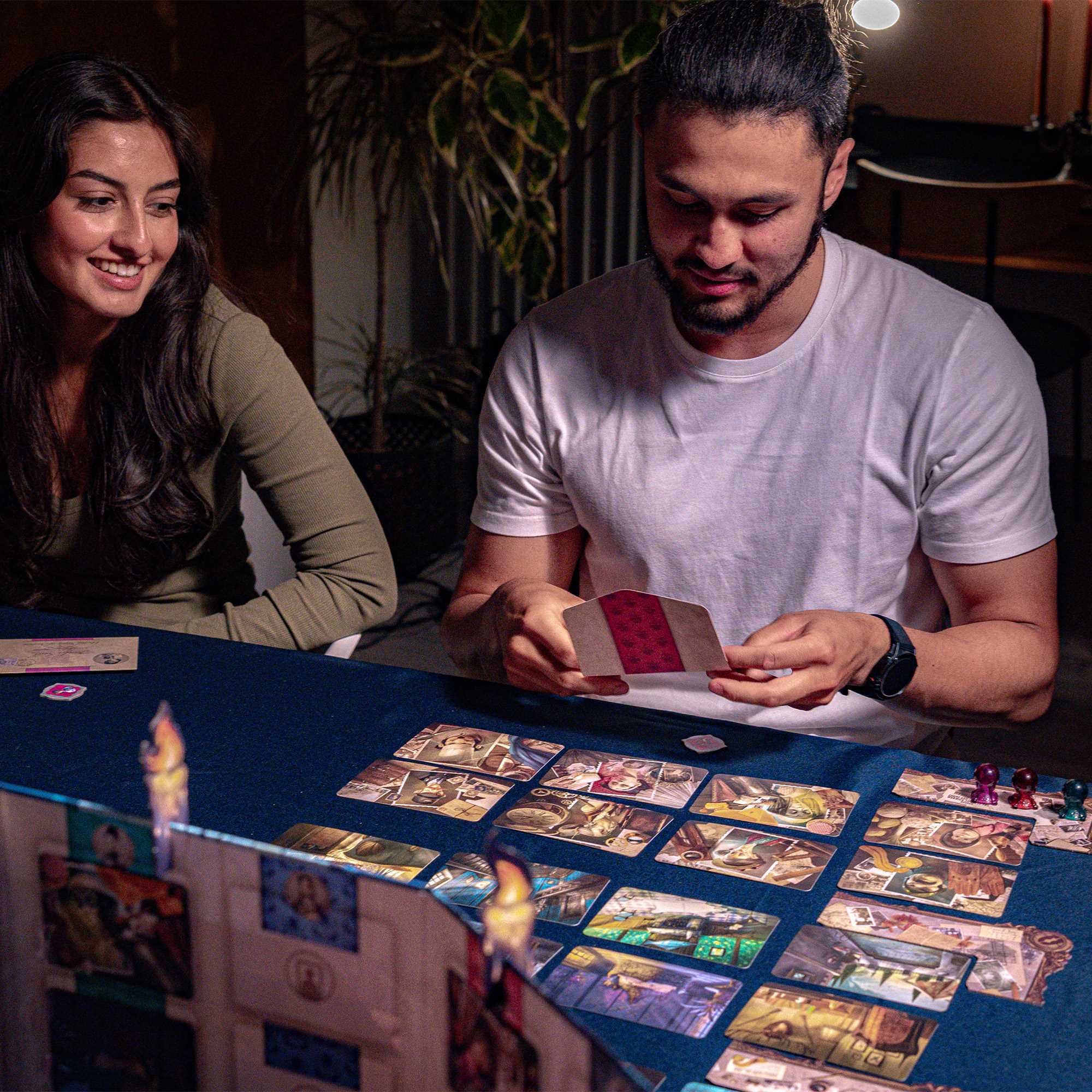 Mysterium Refresh, Cooperative Investigation Board Game from Libellud, Ghost and Psychic Roles, Haunted-Manor Theme