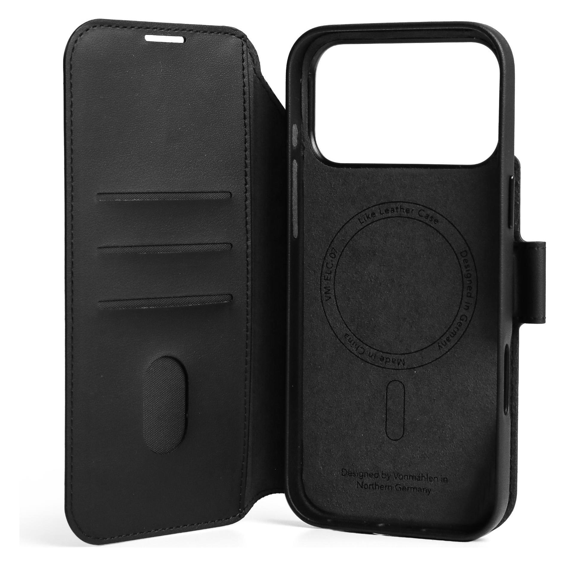 Vonmählen Back Cover Vegan Leather iPhone 17 Pro Max Brown (Apple iPhone 17 Pro Max) (LLF00008)