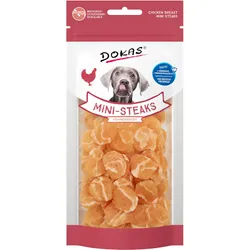 Dokas Hund Mini Steaks Hühnerbrust 50g