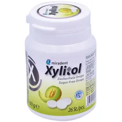 MIRADENT Xylitol Drops Melon Dose 60 g