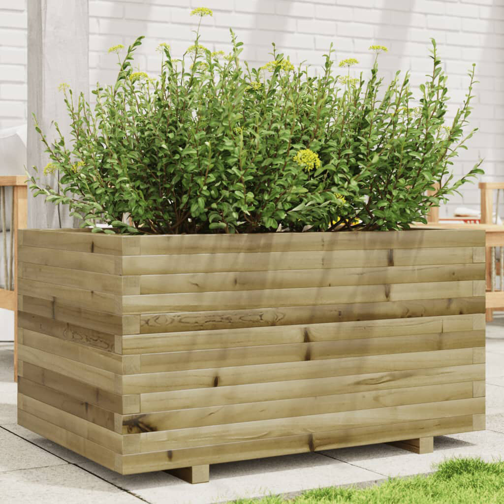 Brayden Studio Bhavika Planter Box Impregnated 19.49" H x 35.43" W x 23.62" D