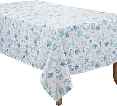Saro Lifestyle Seashells Tablecloth