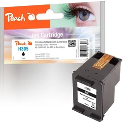 2x Peach, Druckerpatrone, Tinte HP Nr. 305 / 3YM61AE Black (BK)