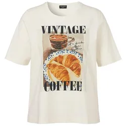 Rundhals-Shirt Via Appia Due weiss, 44