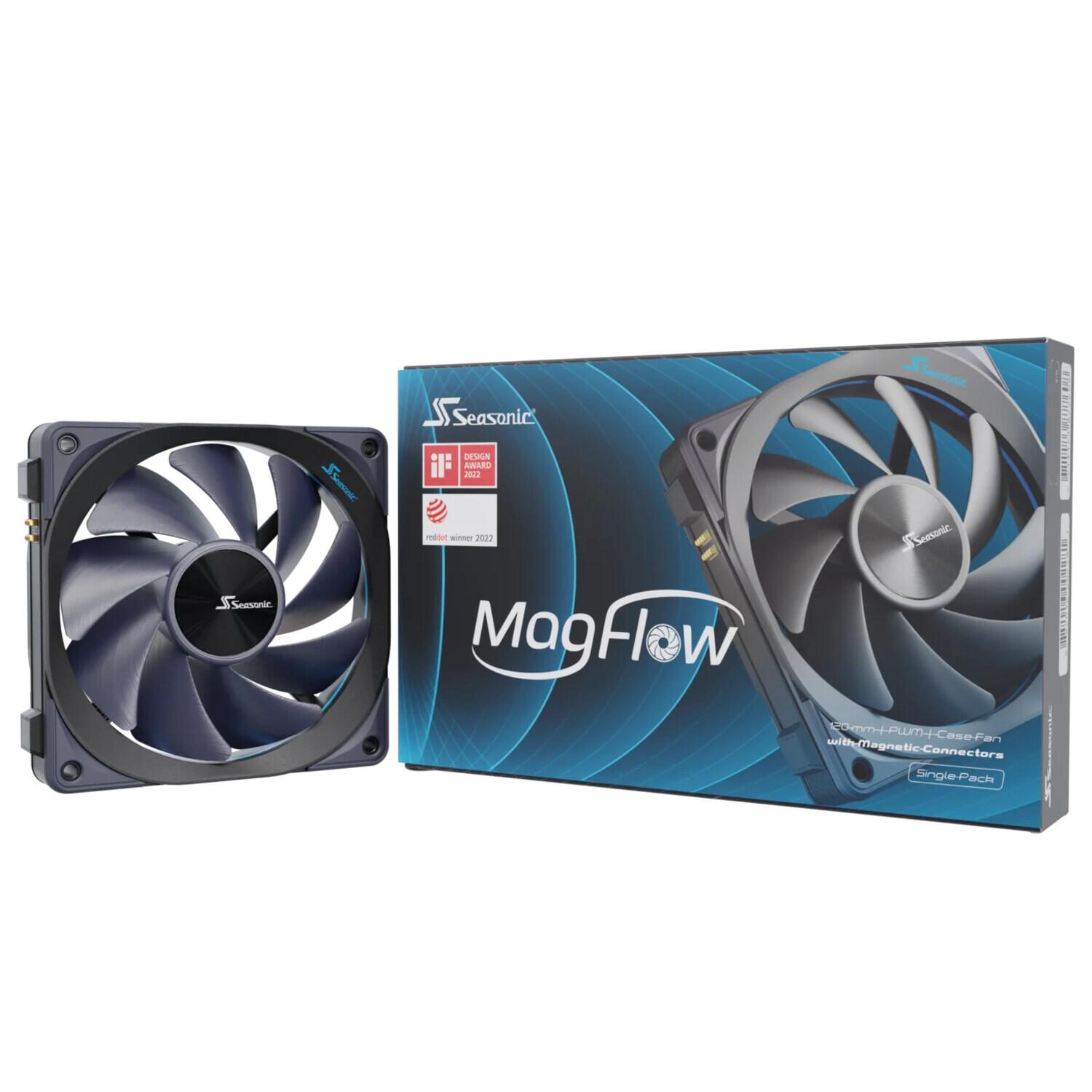 Seasonic Lüfter MagFlow 120 mm schwarz MAGFLOW-1