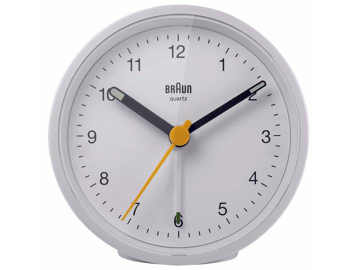 Braun BC12 white - Wecker – Wecker analog – weiss