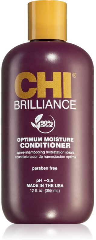 CHI Brilliance Optimum Moisture Conditioner Fugtgivende balsam til tørt og skadet hår 355 ml