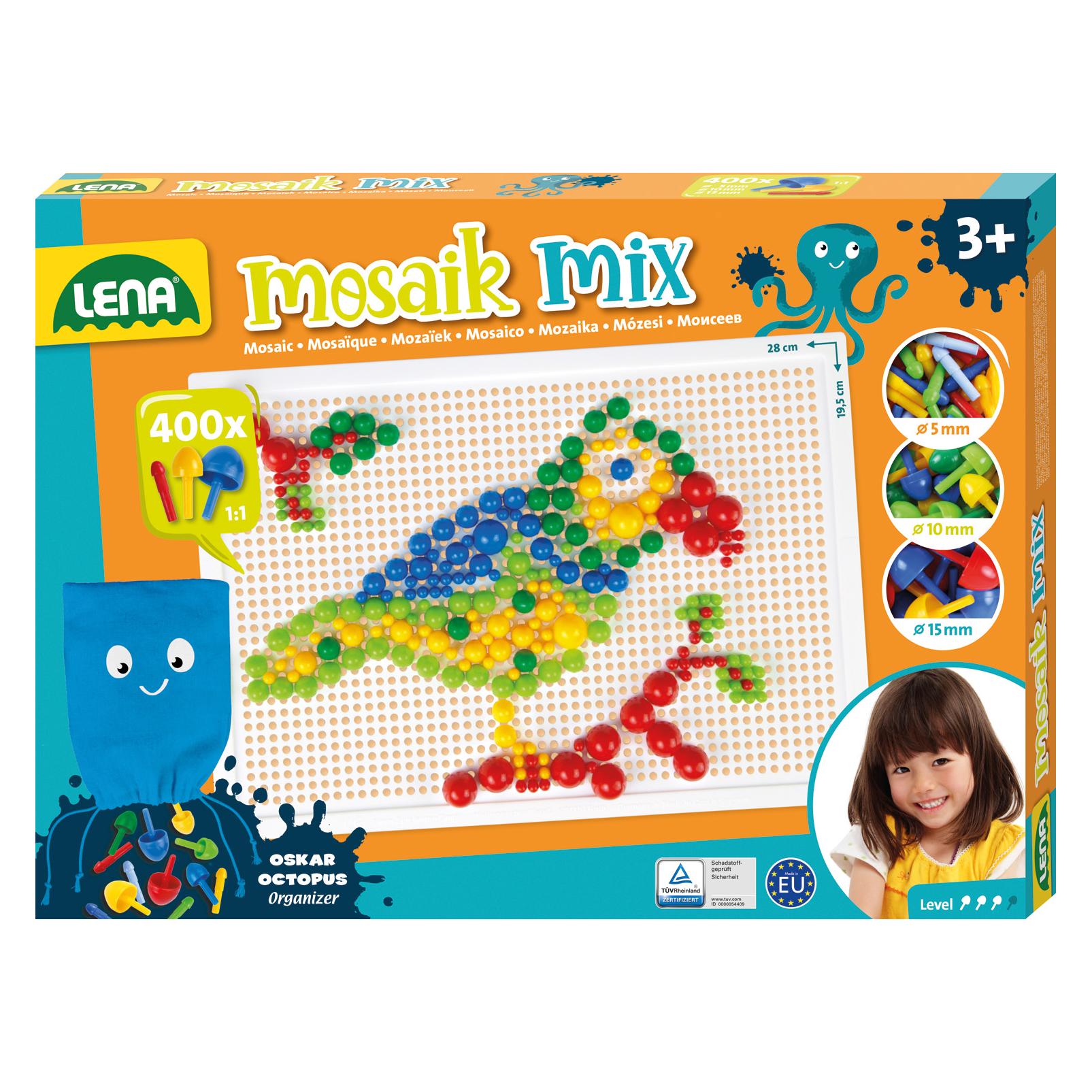 Simm LENA Mosaik Set color Mix 400 Stecker (35594)