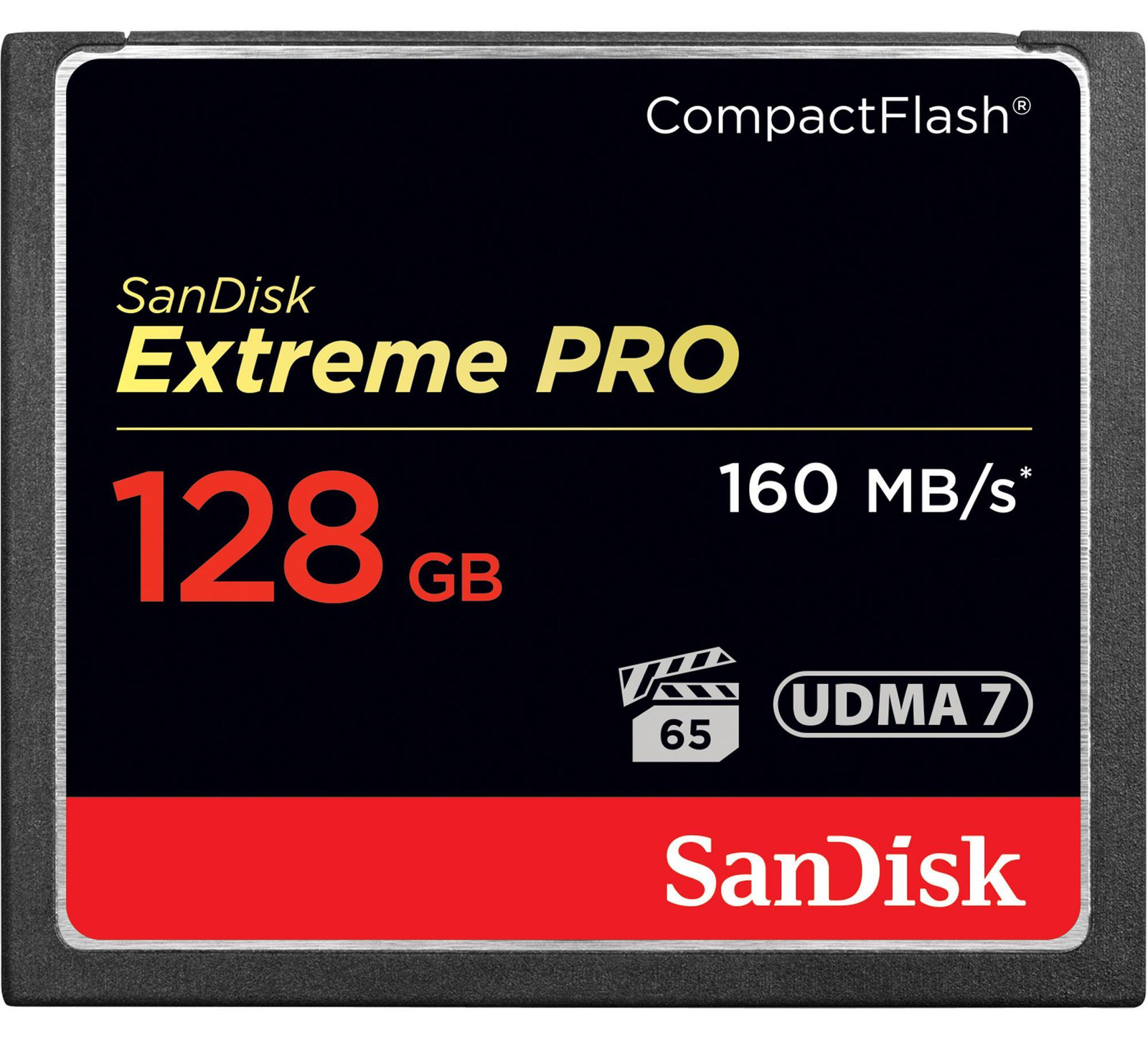SanDisk Extreme PRO CompactFlash-kaart, 128 GB