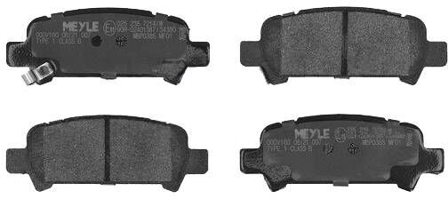 MEYLE 025 235 7214/W Brake pad set