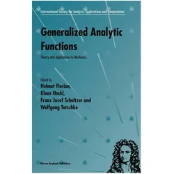 Generalized Analytic Functions, Fachbücher