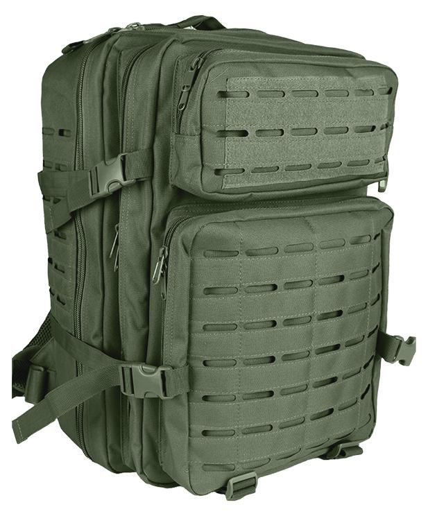 Taktischer Rucksack, 40 Liter, mit Molle-System (Laserschnitt) (BPT9-40), Olivgrün