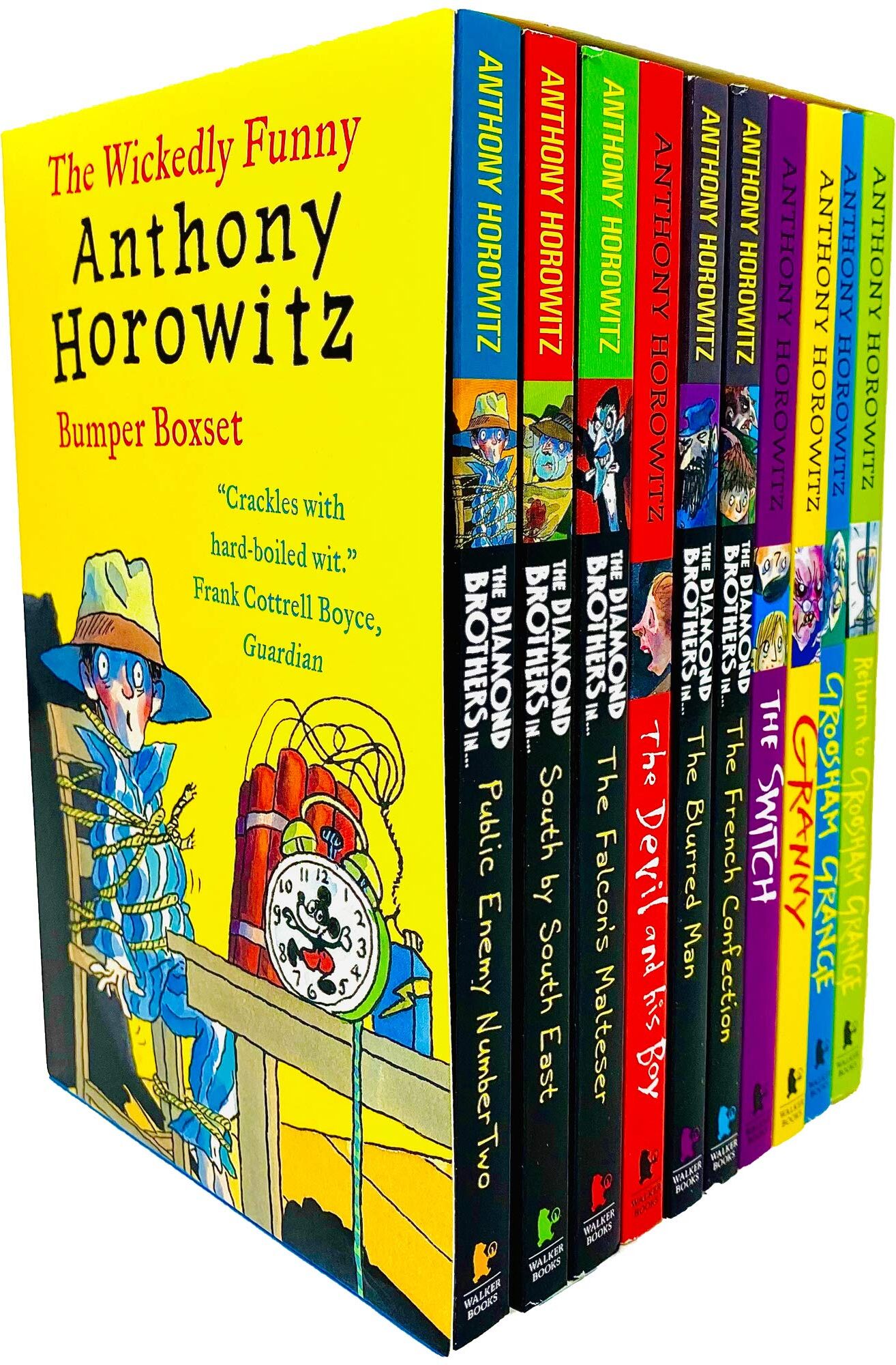 Walker Books Anthony Horowitz Diamond Brothers 10 Books Collection Set Paperback - Ages 9-12 - Funny Mystery Adventure Stories Gift Set