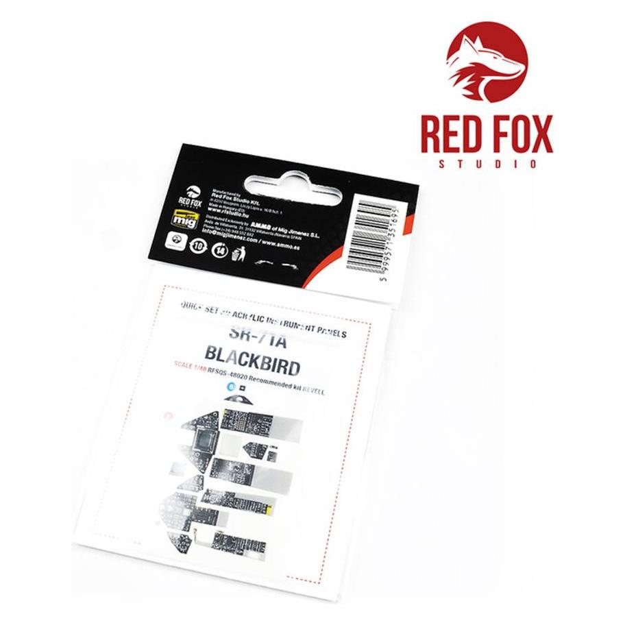 Red Fox 1/48 SR-71A Blackbird(for Revell kit) (RFSQS-48020)