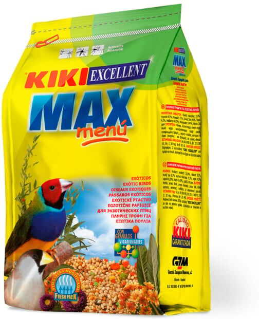 Kiki MAX Menú Exóticos 6 uds x 500g