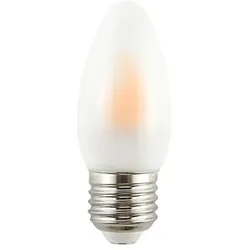 THORGEON LED Flicker Flame E27 0,5W B35 Kerze 1800K 8lm Frosted Filament