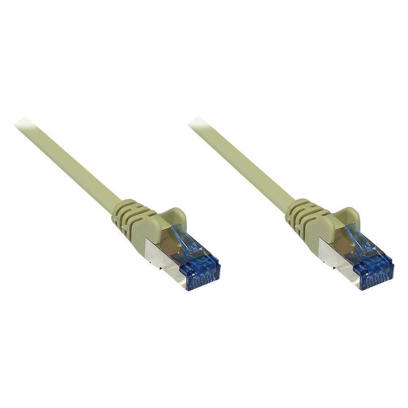 Good Connections RNS Patchkabel mit Rastnasenschutz, Cat. 6A, S/FTP, PiMF, halogenfrei, 500MHz, grau, 5m (PiMF, S/FTP, CAT6a, 5 m) (8060-H050)