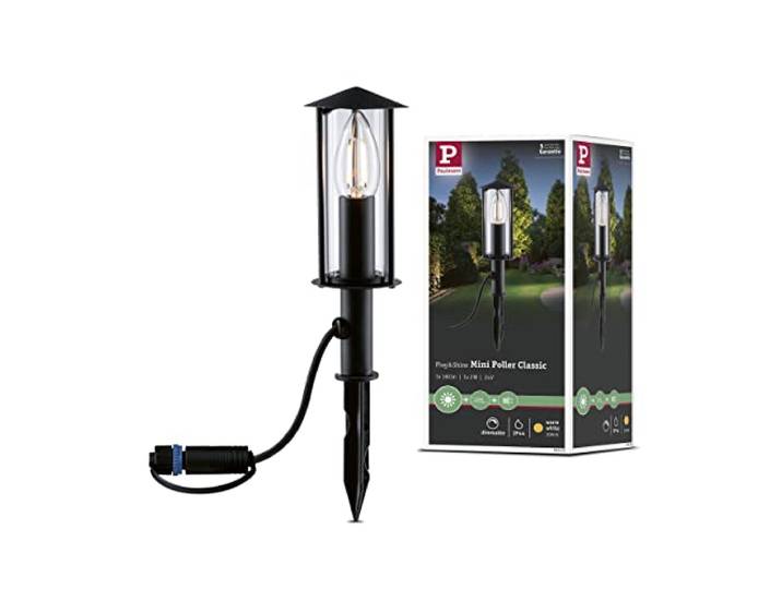 Paulmann Plug & Shine LED Pollerleuchte Mini Classic 3000K