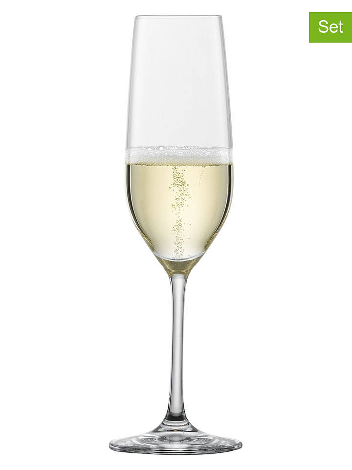 Schott Zwiesel 4er-Set: Sektgläser "Forte" - 227 ml - onesize
