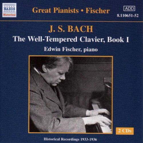 Edwin Fischer - Great Pianists Edition - Edwin Fischer: Das Wohltemperierte Klavier, Teil 1 (Aufnahmen 1931 / 1944) - Preis vom 10.10.2026 11:48:34 h
