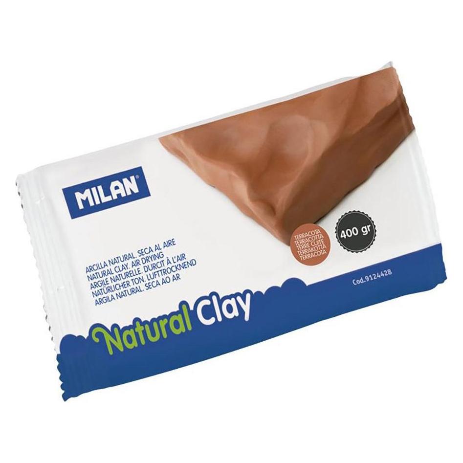 Milan Natürlicher selbsthärtender Ton 400g braun MAILAND (41382013)