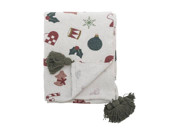 Bloomingville Couverture Yule 130x160 cm Beige