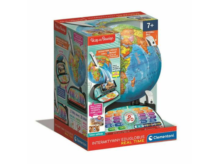 Clementoni® Lernspielzeug Interaktiver Eduglobus Exploreglobe Polnische Sprache Clementoni 50848