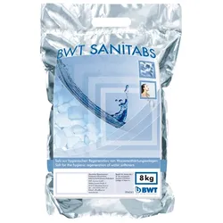 BWT Regeneriermittel Sanitabs 8 kg Siedesalz DIN 19604, 8 kg