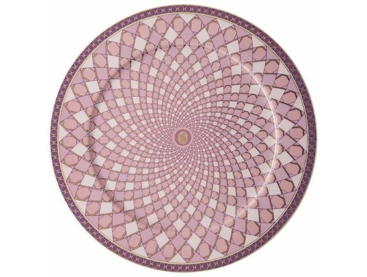 Swarovski Speiseteller Signum Rose Platzteller 33 cm, Teller Flach