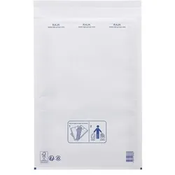 Raja, Versandtasche + Luftpolstertasche, Versandtasche PMBL7C Papier Weiss (75 Stk.)
