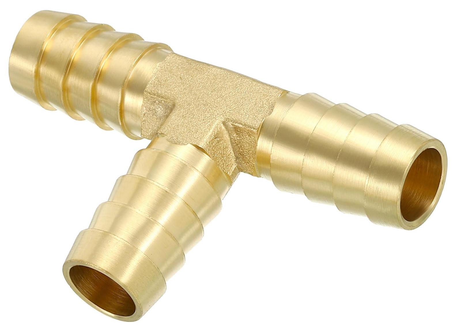 Solidchoice Messing T-Stuk 1/2 Zoll Wateraansluiting voor Slangen