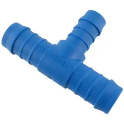 T-Stück Schlauchverbinder Reduzierstück blau 19mm 16mm 19mm