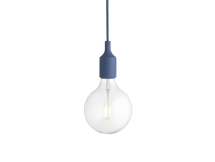 Muuto Lampe à suspension E27 Bleu clair