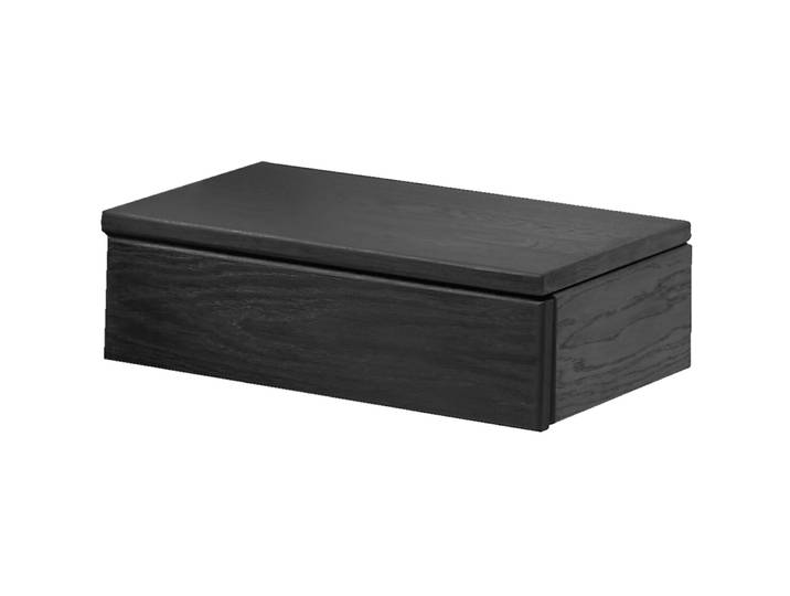 Nachttisch Maliha schwarz B 34 H 16 cm - Nachttisch