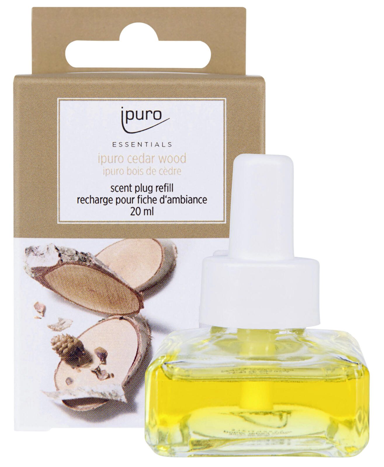 ipuro ESSENTIALS cedar wood Raumduft-Nachfüller 20 ml IFC3022