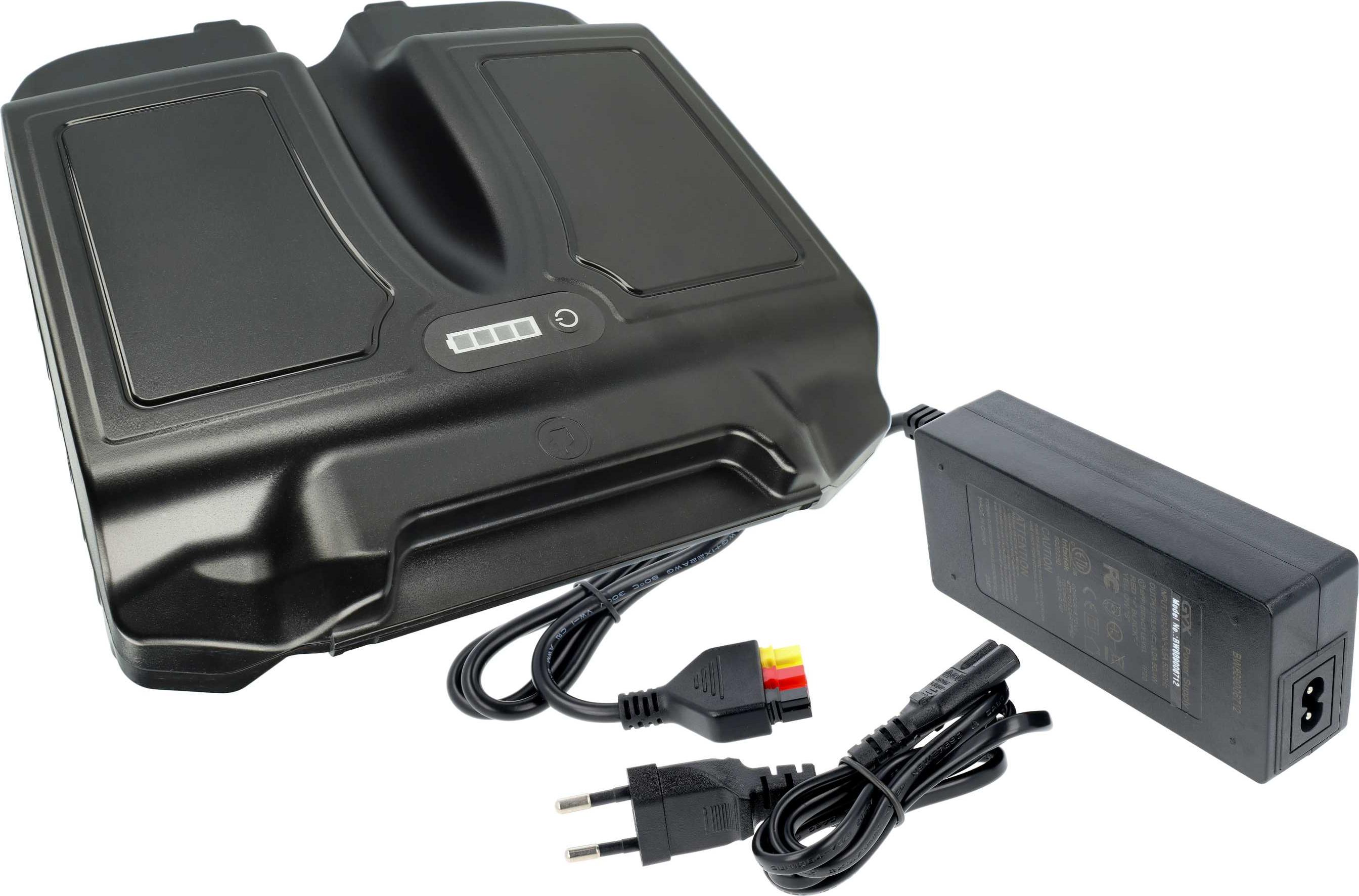 EXTENSILO Akku kompatibel mit Powakaddy FW7s, FW7, Sport, Touch (2016) Elektro-Trolley Caddy (40800 mAh, 14,8 V, Li-Ion, inkl. Ladegerät)